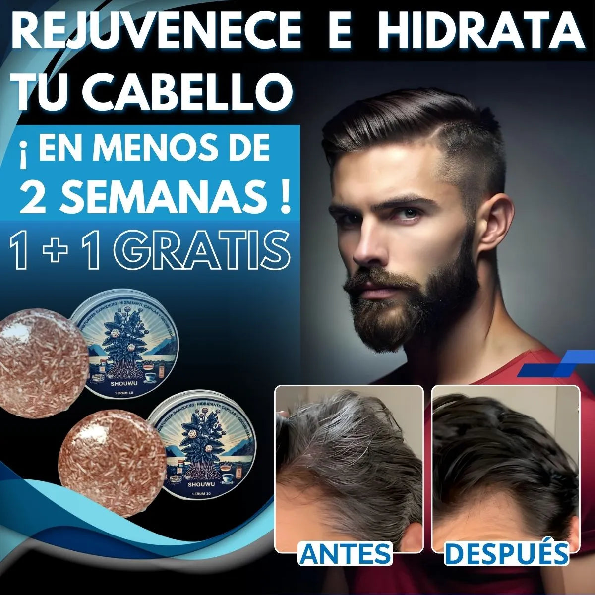 ¡Compra 1 y lleva 2! Adiós a las canas y AHORRA